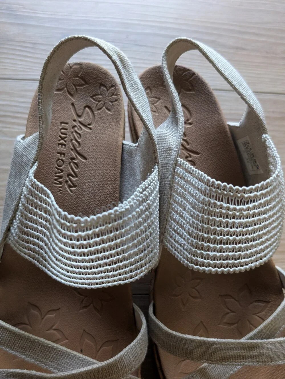 Skechers Beverlere High Tea Wedge Sandals